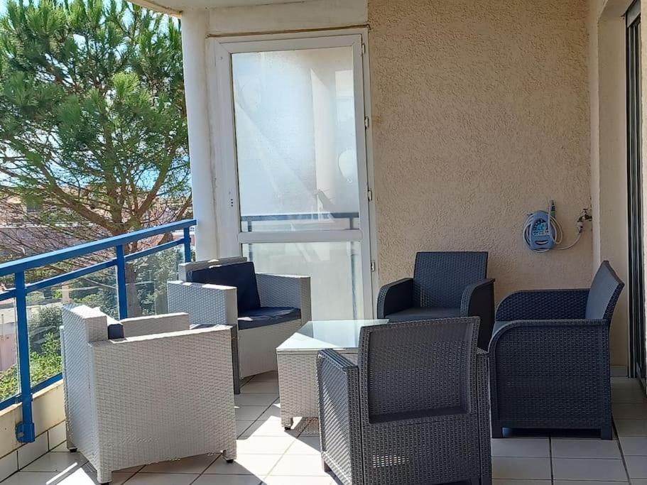 Plain-Pied, Terrasse, Piscine, Pleine Vue Mer, Plage A 6' A Pied, Parking, Wifi Fleury  Exteriör bild