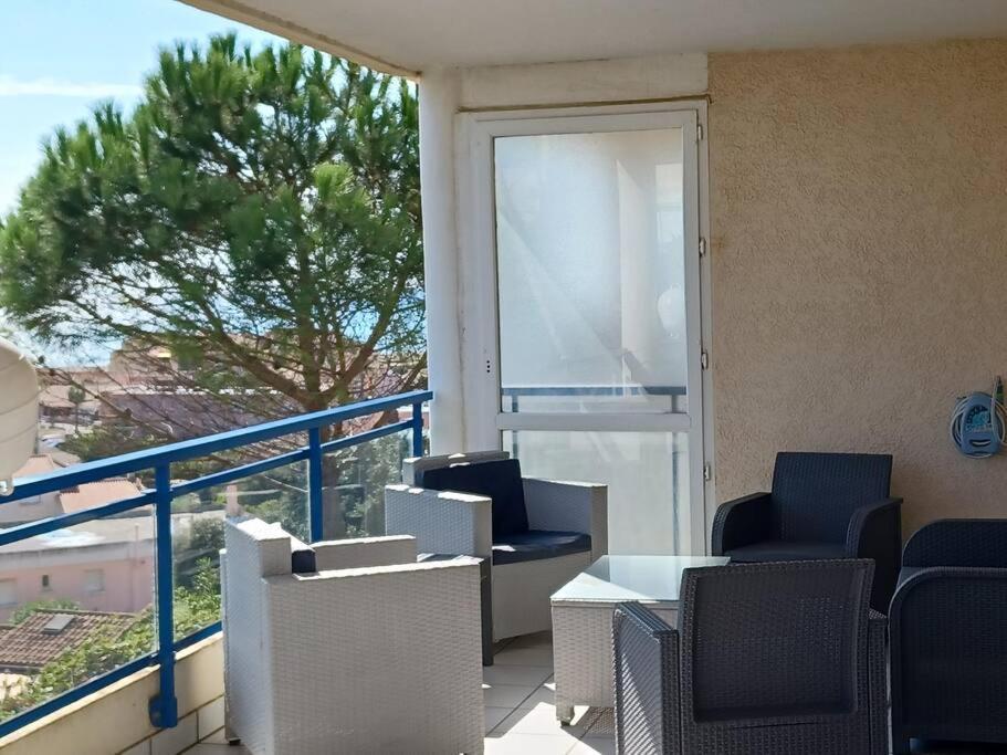 Plain-Pied, Terrasse, Piscine, Pleine Vue Mer, Plage A 6' A Pied, Parking, Wifi Fleury  Exteriör bild