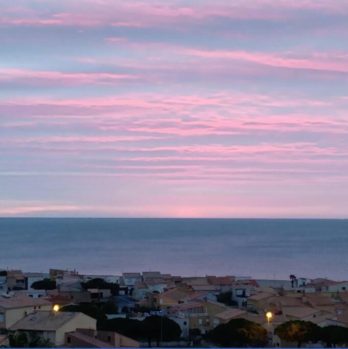 Plain-Pied, Terrasse, Piscine, Pleine Vue Mer, Plage A 6' A Pied, Parking, Wifi Fleury  Exteriör bild