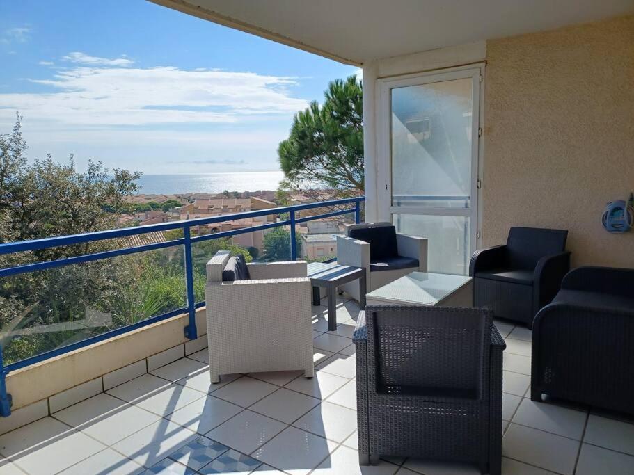 Plain-Pied, Terrasse, Piscine, Pleine Vue Mer, Plage A 6' A Pied, Parking, Wifi Fleury  Exteriör bild