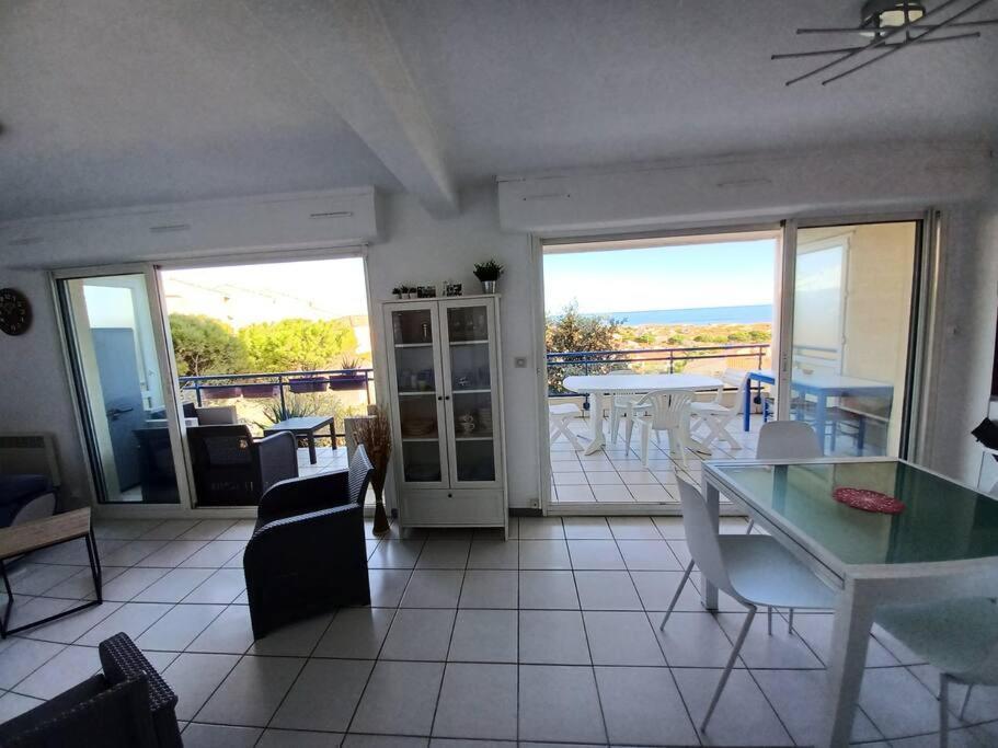 Plain-Pied, Terrasse, Piscine, Pleine Vue Mer, Plage A 6' A Pied, Parking, Wifi Fleury  Exteriör bild