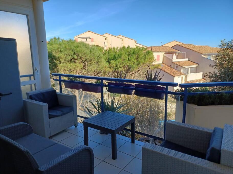 Plain-Pied, Terrasse, Piscine, Pleine Vue Mer, Plage A 6' A Pied, Parking, Wifi Fleury  Exteriör bild