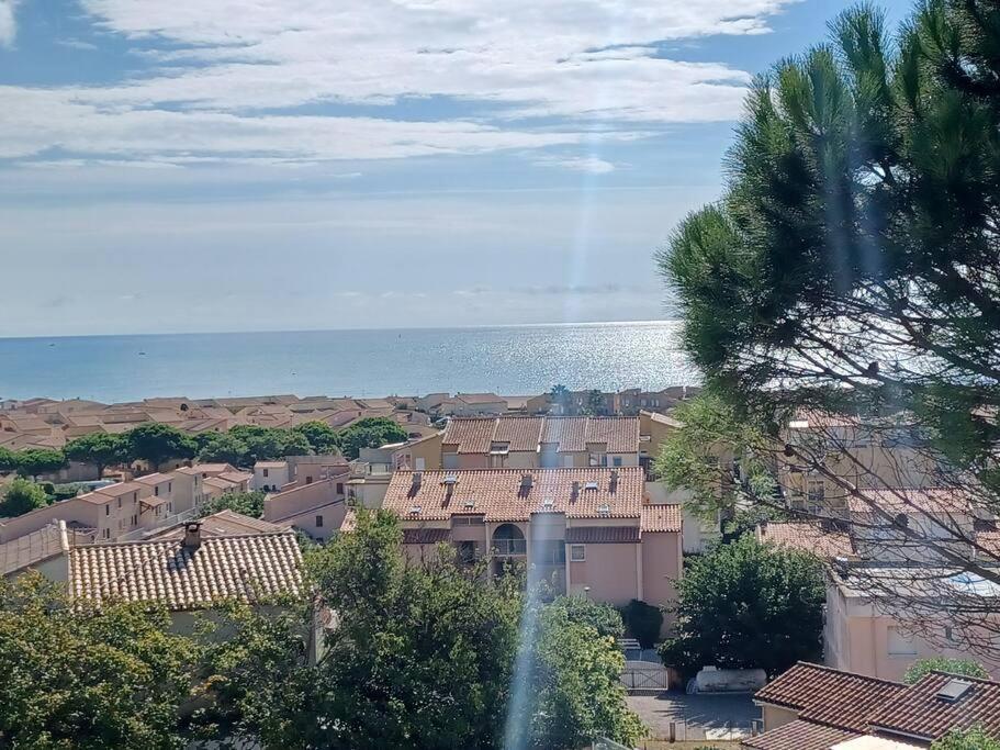 Plain-Pied, Terrasse, Piscine, Pleine Vue Mer, Plage A 6' A Pied, Parking, Wifi Fleury  Exteriör bild