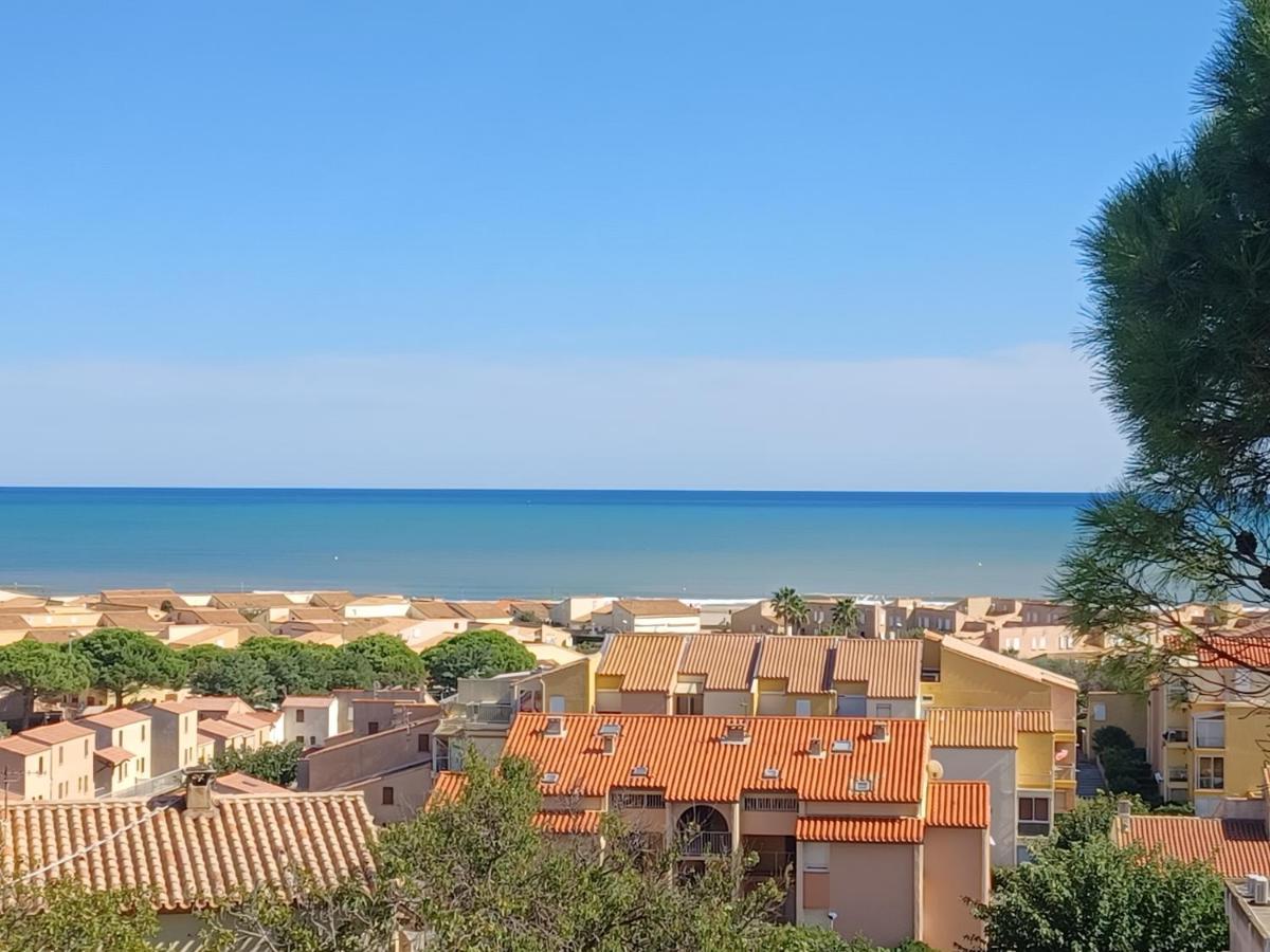 Plain-Pied, Terrasse, Piscine, Pleine Vue Mer, Plage A 6' A Pied, Parking, Wifi Fleury  Exteriör bild