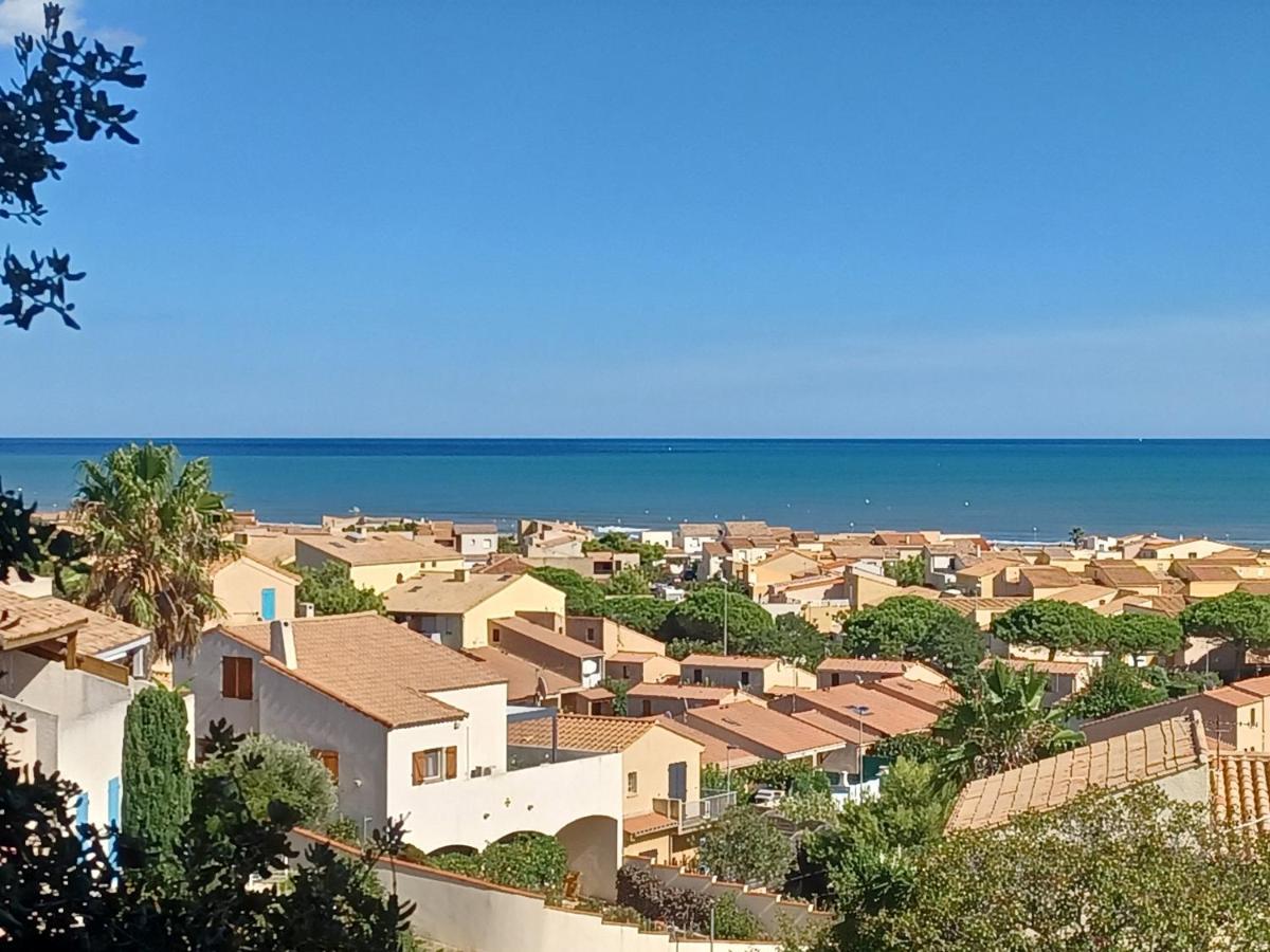 Plain-Pied, Terrasse, Piscine, Pleine Vue Mer, Plage A 6' A Pied, Parking, Wifi Fleury  Exteriör bild